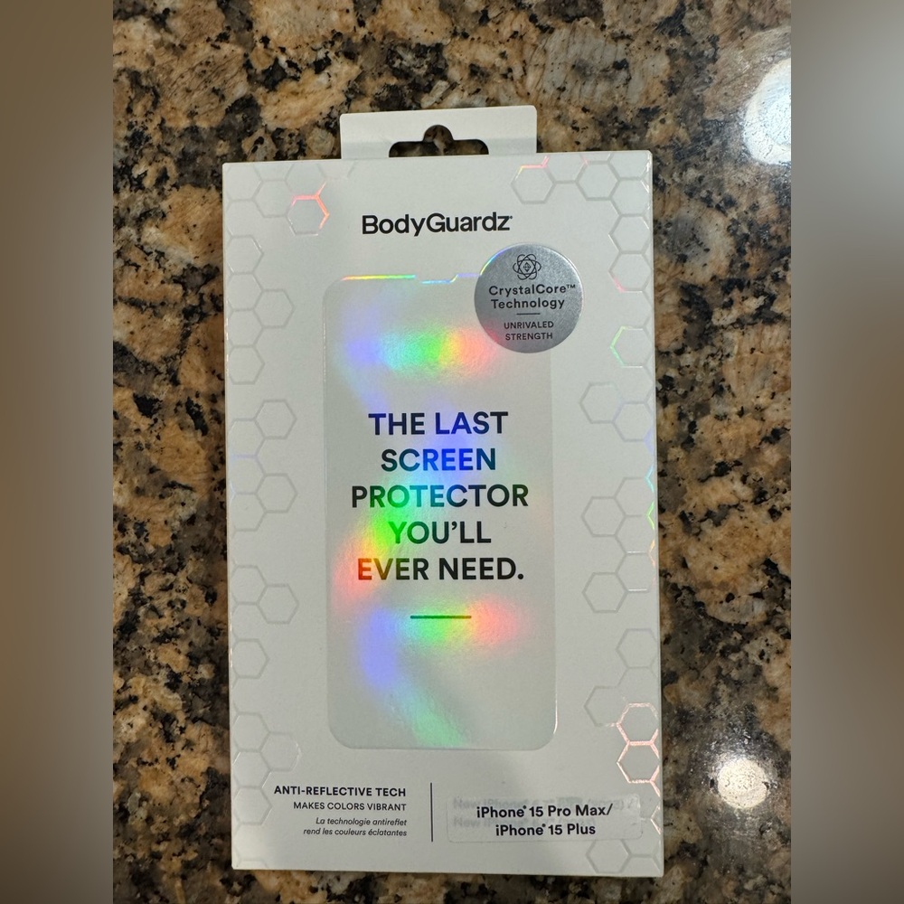 Bodyguardz Apex Glass Screen Protector with CrystalCore Technology (anti reflect